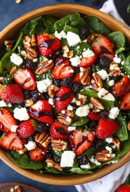 15-Minute Strawberry Spinach Salad