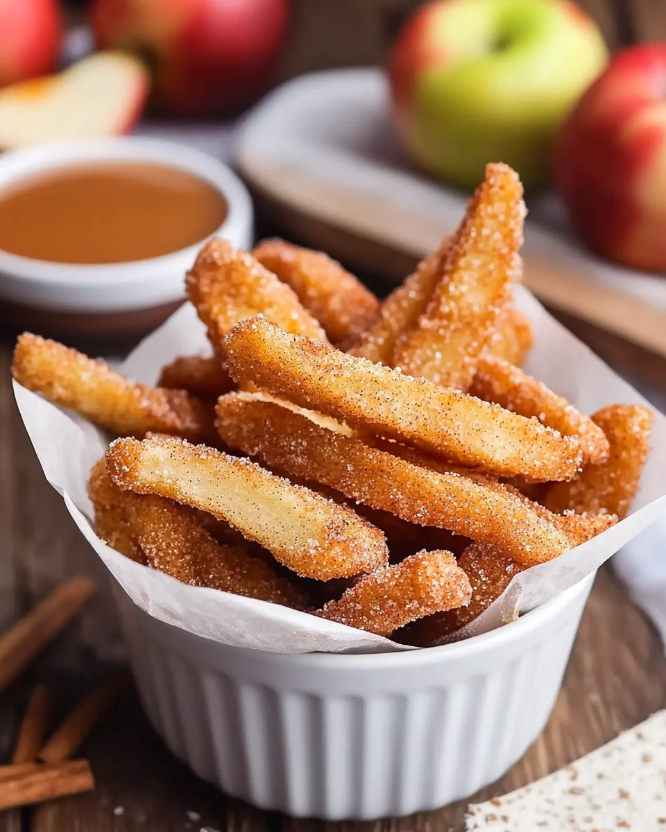 Air Fryer Apple Fries