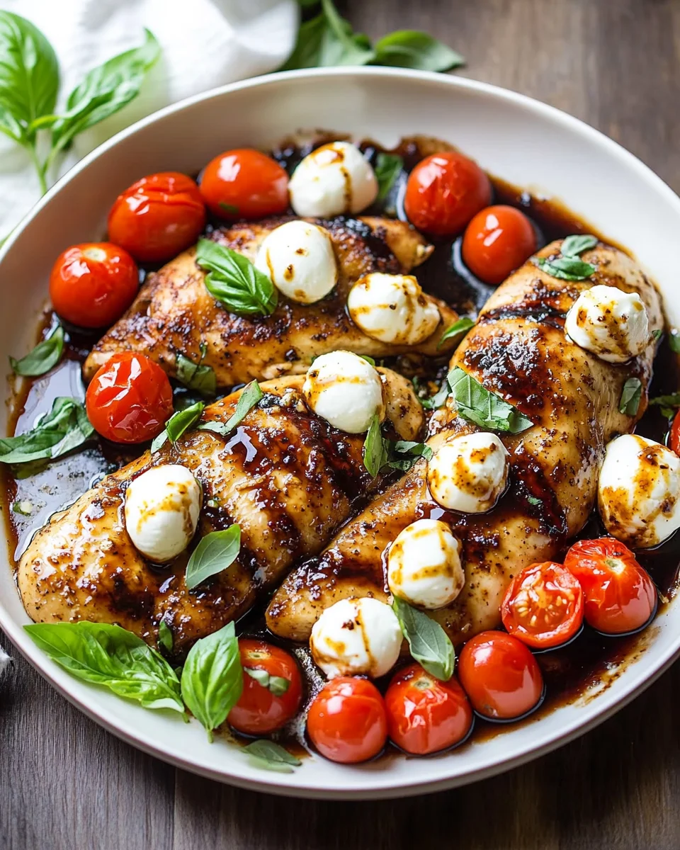 Balsamic Glazed One Pan Chicken