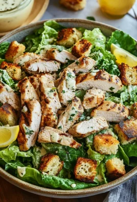 Best Chicken Caesar Salad with Homemade Croutons