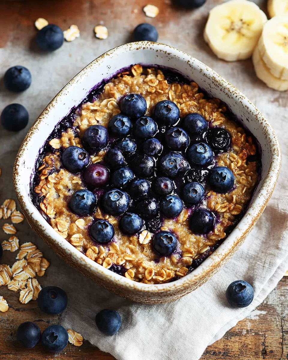 Blueberry Baked Oatmeal