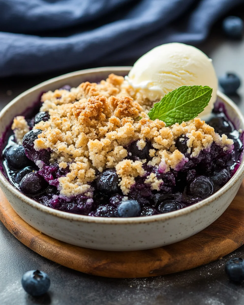 Blueberry Crisp