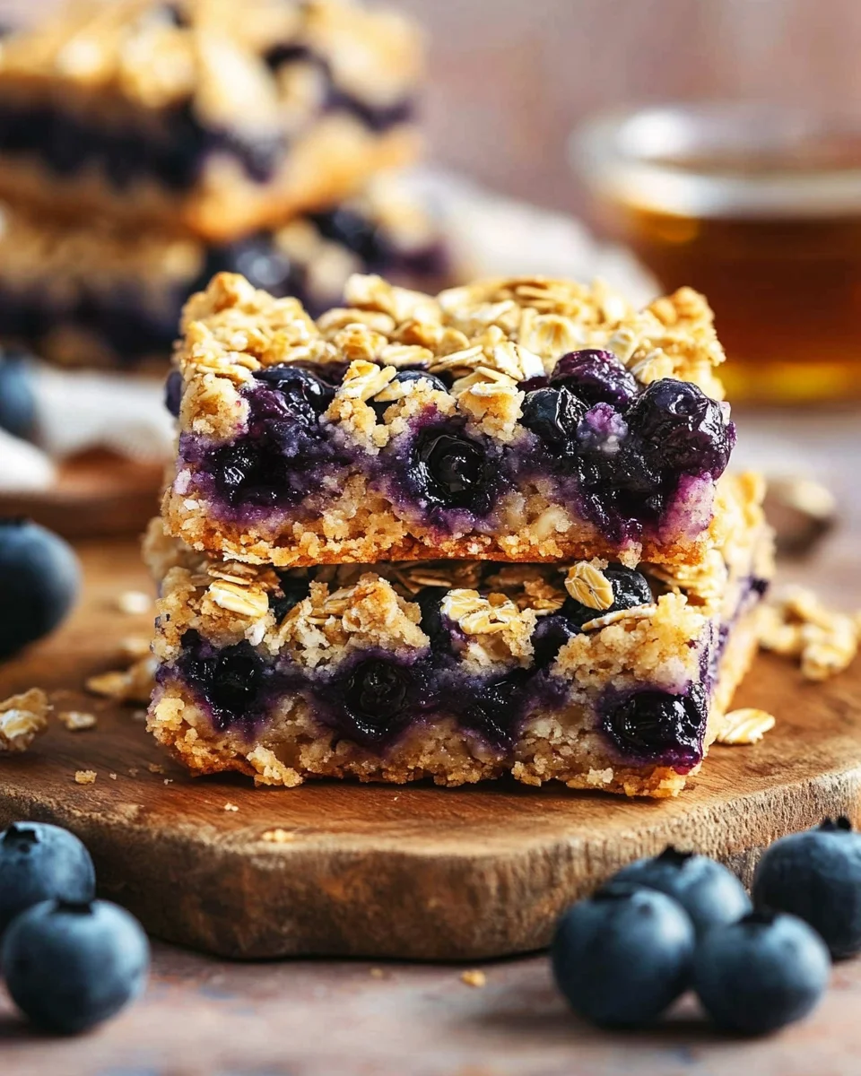 Blueberry Oatmeal Bars