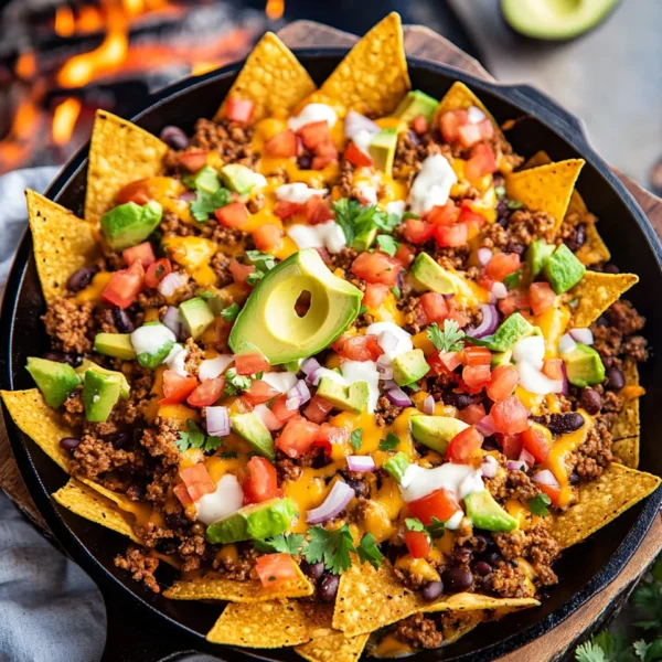 Campfire Grilled Nachos