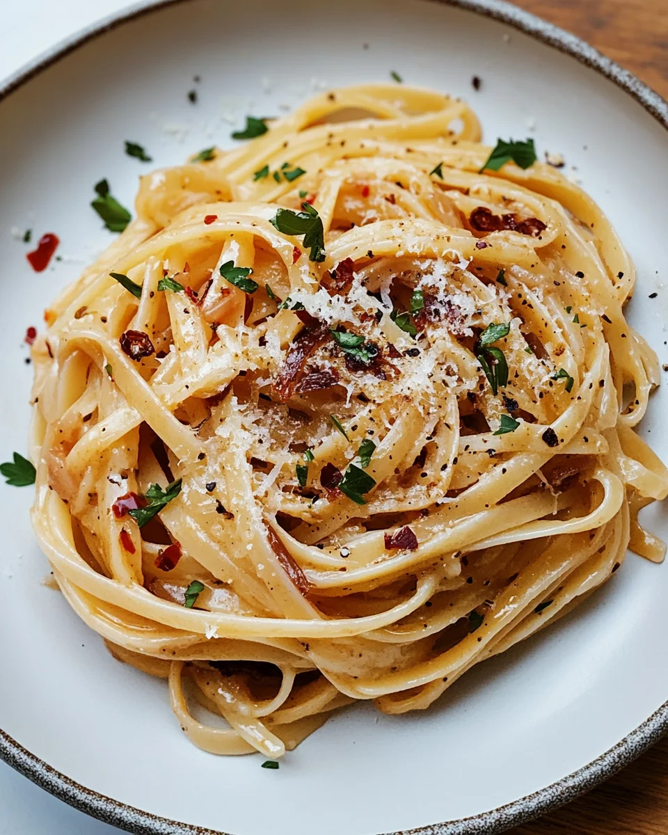Caramelized Onion Pasta with Chili Oil: A Sweet and Spicy Flavor Bomb