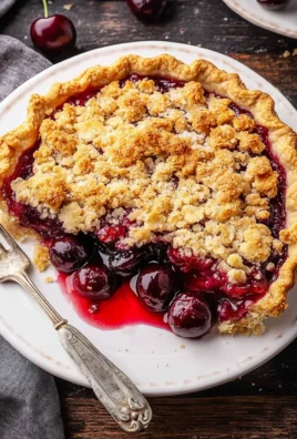 Cherry Crumble Pie
