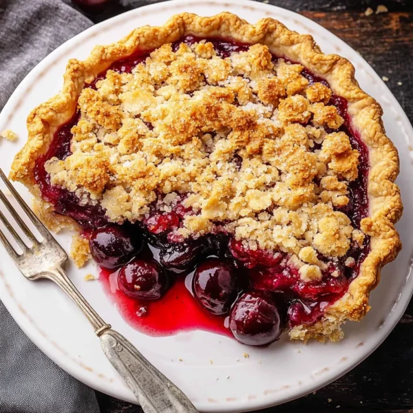 Cherry Crumble Pie