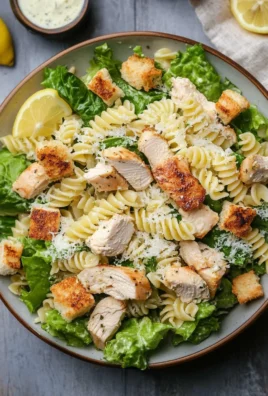 Chicken Caesar Pasta Salad