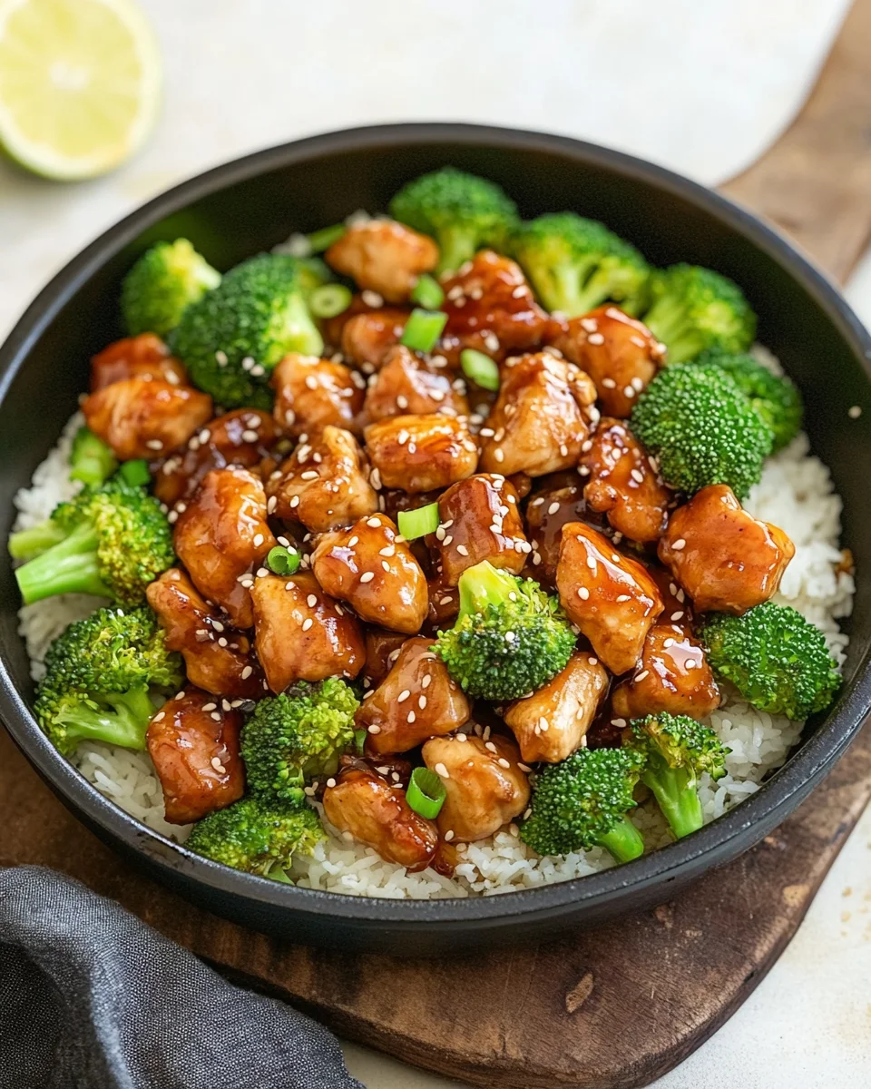 Chinese Chicken and Broccoli