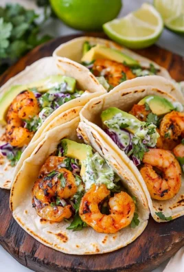 Cilantro Lime Shrimp Tacos with Creamy Slaw