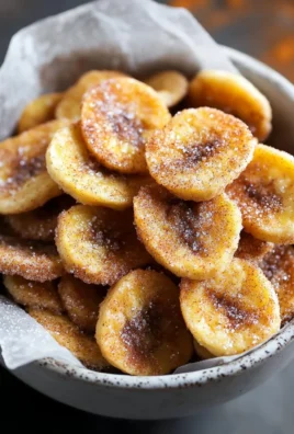 Cinnamon Sugar Air Fryer Banana Chips