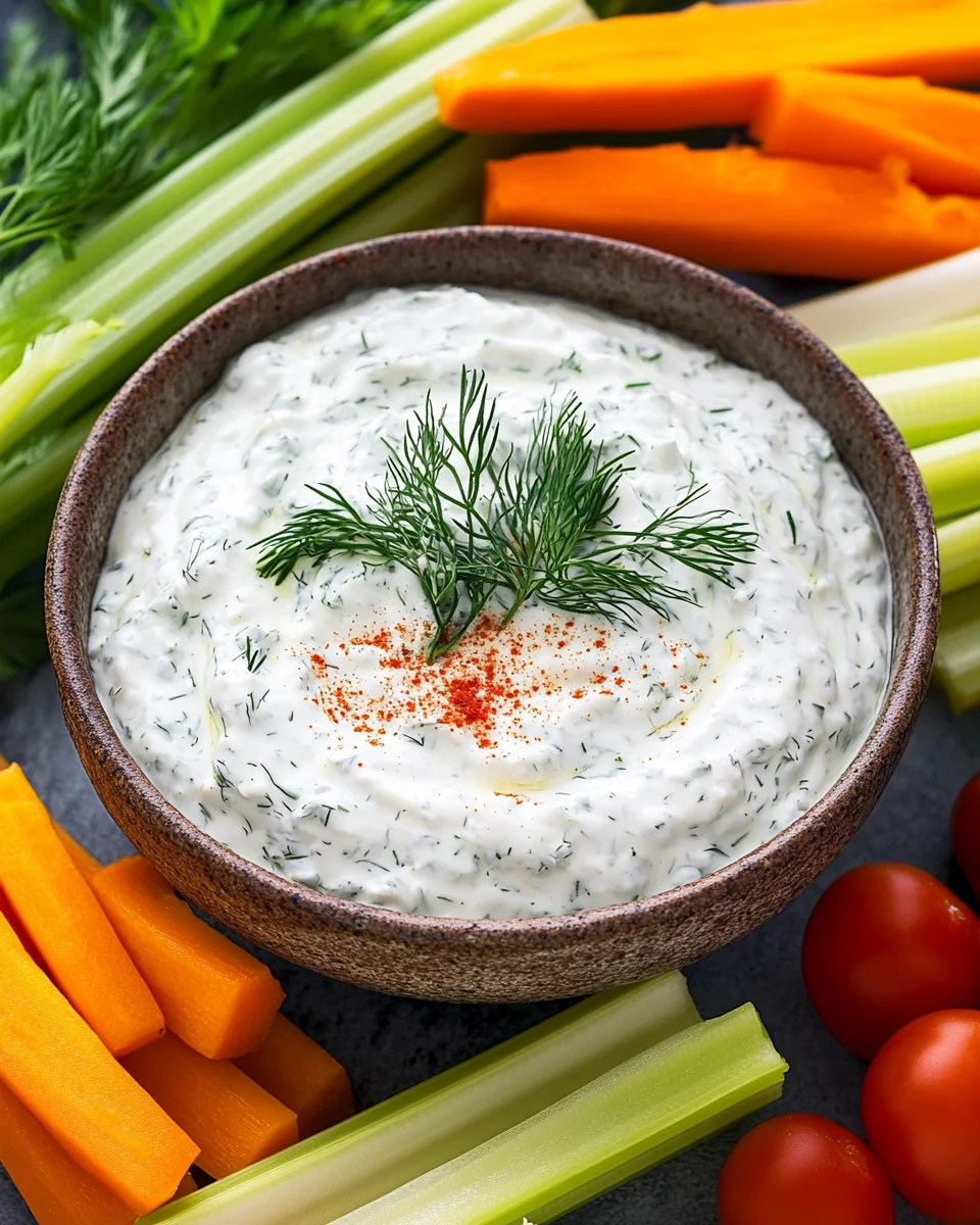 Cottage Cheese Ranch Dip Recipe