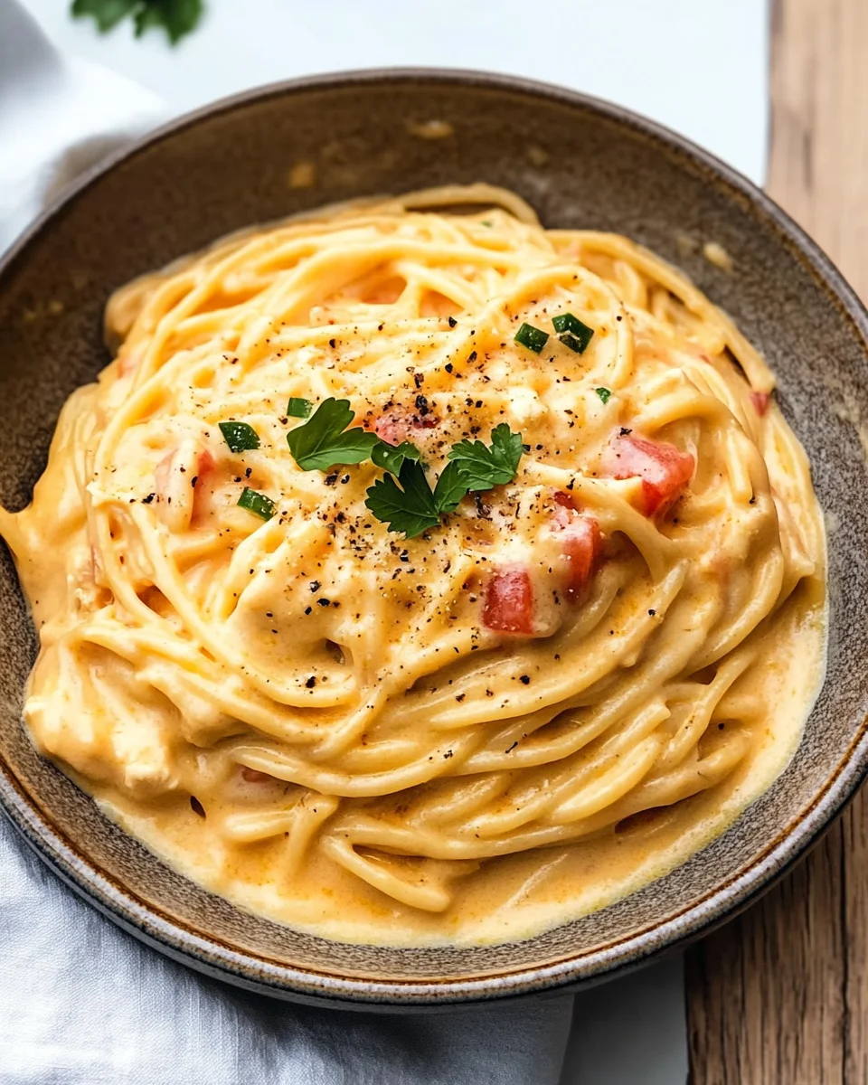 Crock Pot Cheesy Chicken Spaghetti Recipe