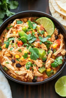 Crock Pot Fiesta Chicken
