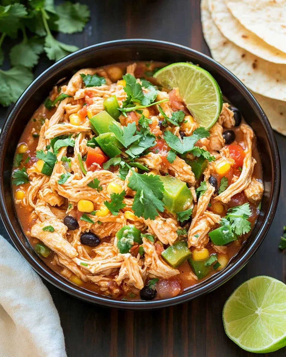 Crock Pot Fiesta Chicken