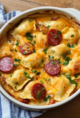 Crockpot Pierogi Casserole with Kielbasa