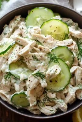 Cucumber Dill Rotisserie Chicken Salad