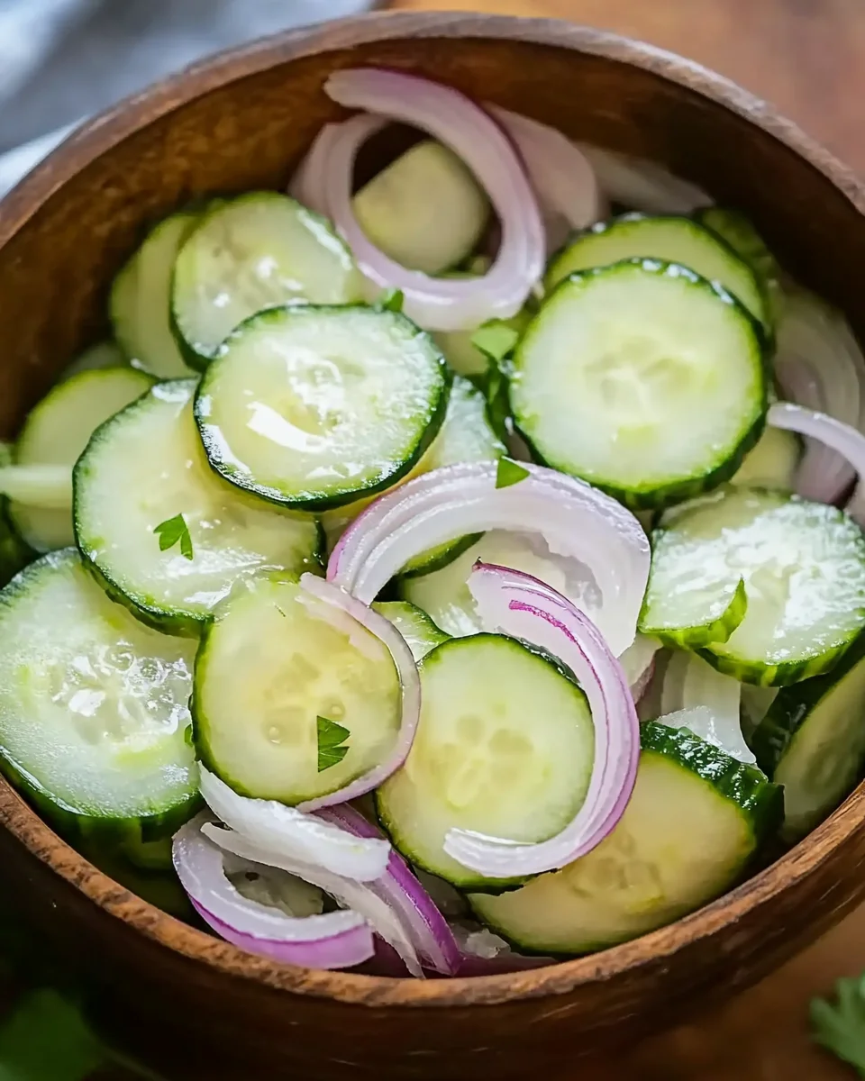 Cucumber Onion Salad Recipe