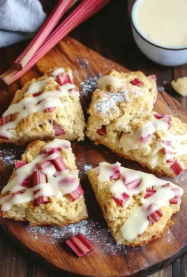 Easy Rhubarb Scones
