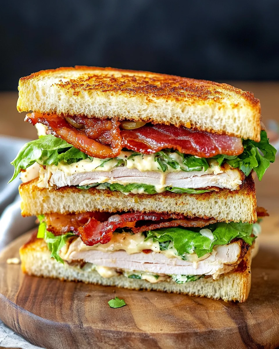 Easy Turkey Club Sandwich