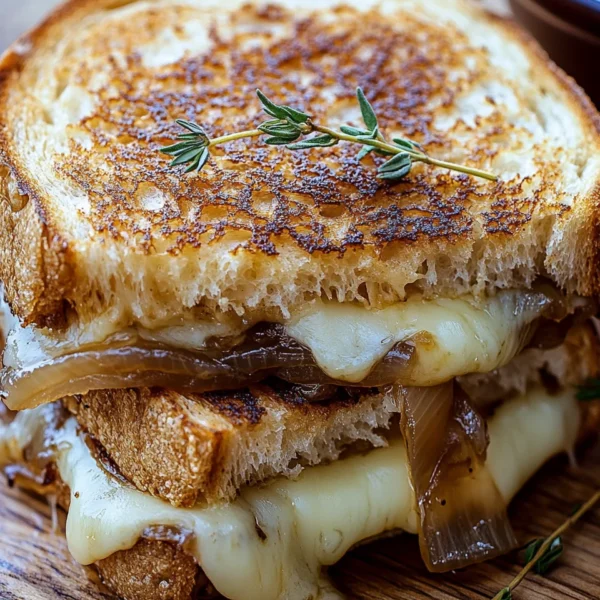 French Onion Grilled Cheese Sandwich