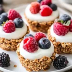 Frozen Yogurt Granola Cups