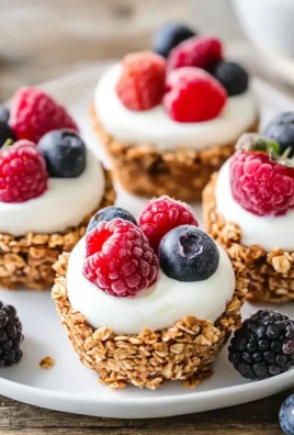 Frozen Yogurt Granola Cups