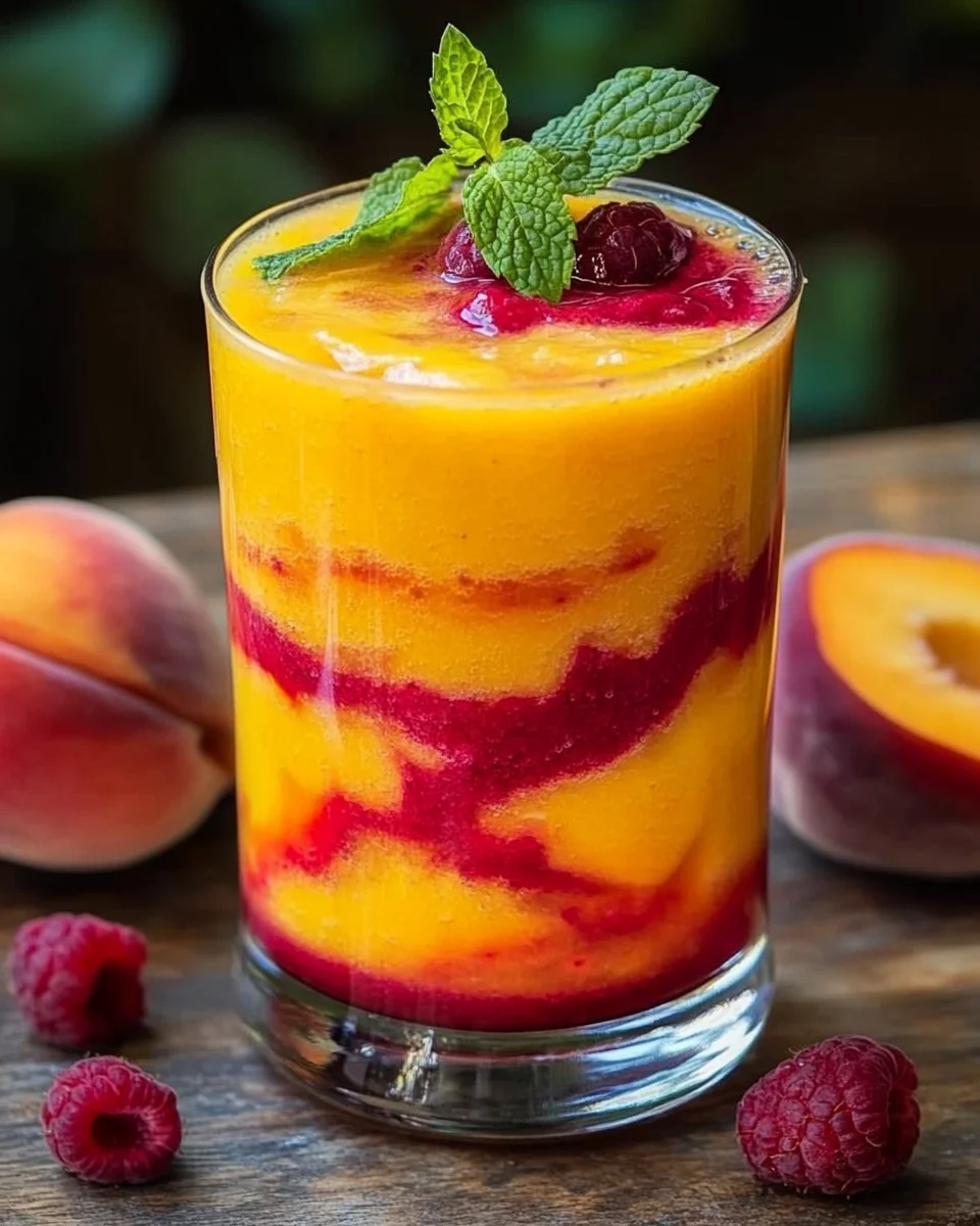 Golden Peach Sunrise Smoothie