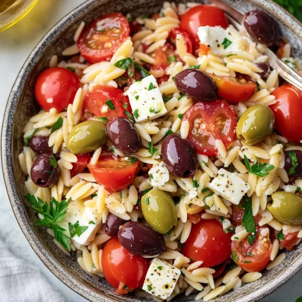 Greek Orzo Pasta Salad
