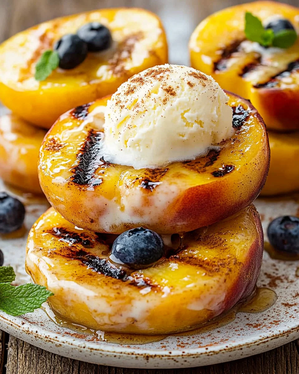 Grilled Peaches