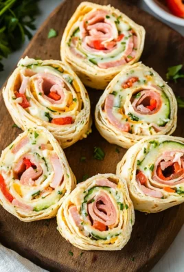 Ham And Turkey Pinwheels