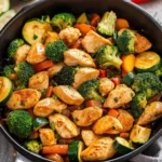 Healthy Chicken and Vegetables Skillet
