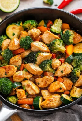 Healthy Chicken and Vegetables Skillet