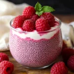 Healthy Raspberry Chia Pudding Recipe