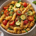 Healthy Tomato Zucchini Pasta