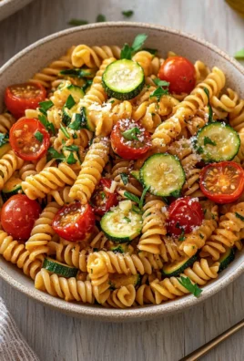 Healthy Tomato Zucchini Pasta