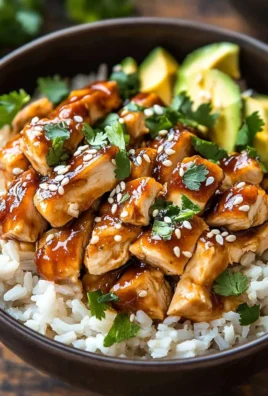 Honey BBQ Chicken Rice Bowl