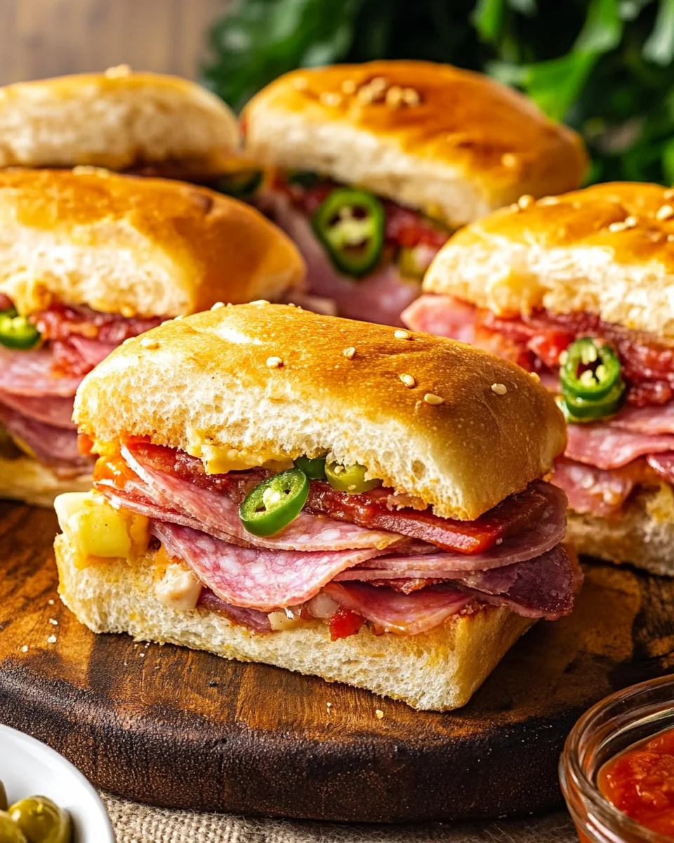 Hot Italian Sub Sliders