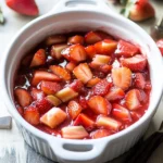 Strawberry Rhubarb Pie Filling (2 Ways: No-Cook and Easy 5 Minute Cooked Recipe)