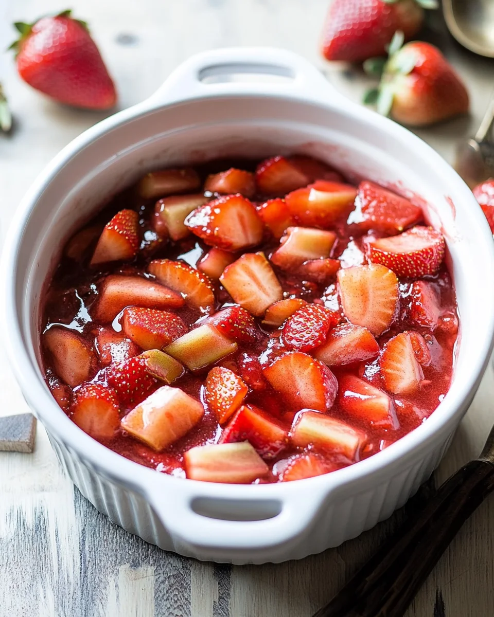Strawberry Rhubarb Pie Filling (2 Ways: No-Cook and Easy 5 Minute Cooked Recipe)