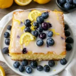 Lemon Blueberry Sheet Cake