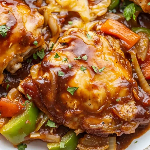Low Carb BBQ Chicken Thighs