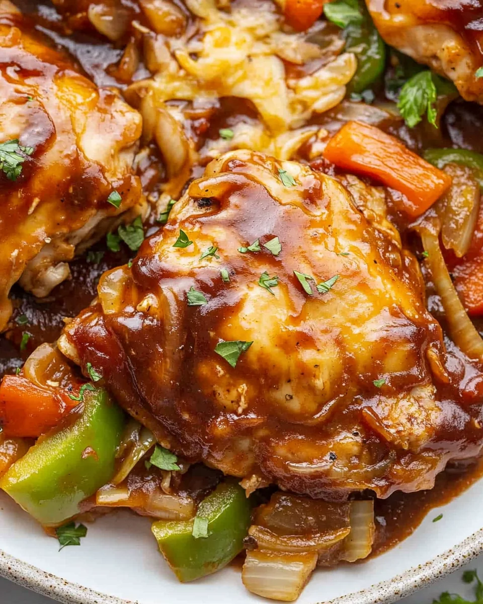 Low Carb BBQ Chicken Thighs