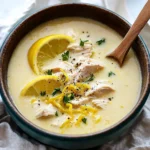 Mediterranean Lemon Chicken Soup: A Creamy, Comforting Bowl of Sunshine