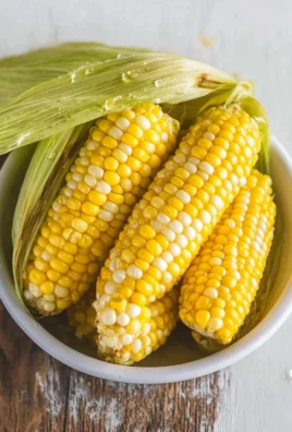 Microwave Corn on the Cob in Husk