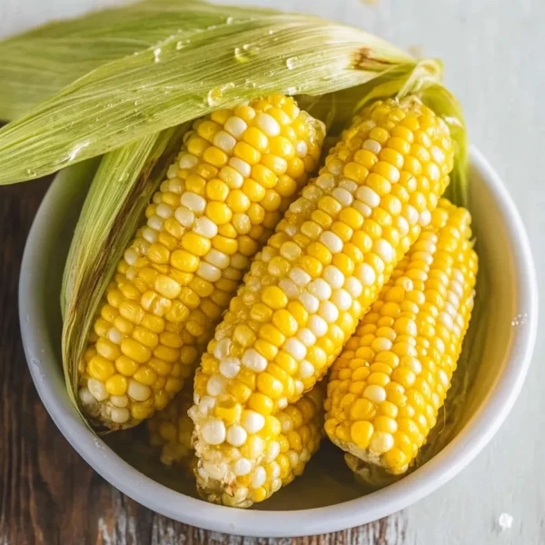 Microwave Corn on the Cob in Husk