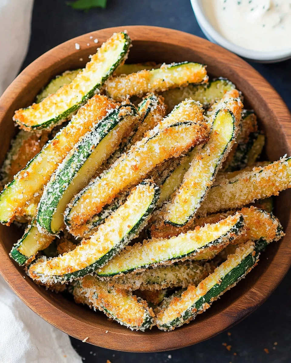 Parmesan Zucchini Fries