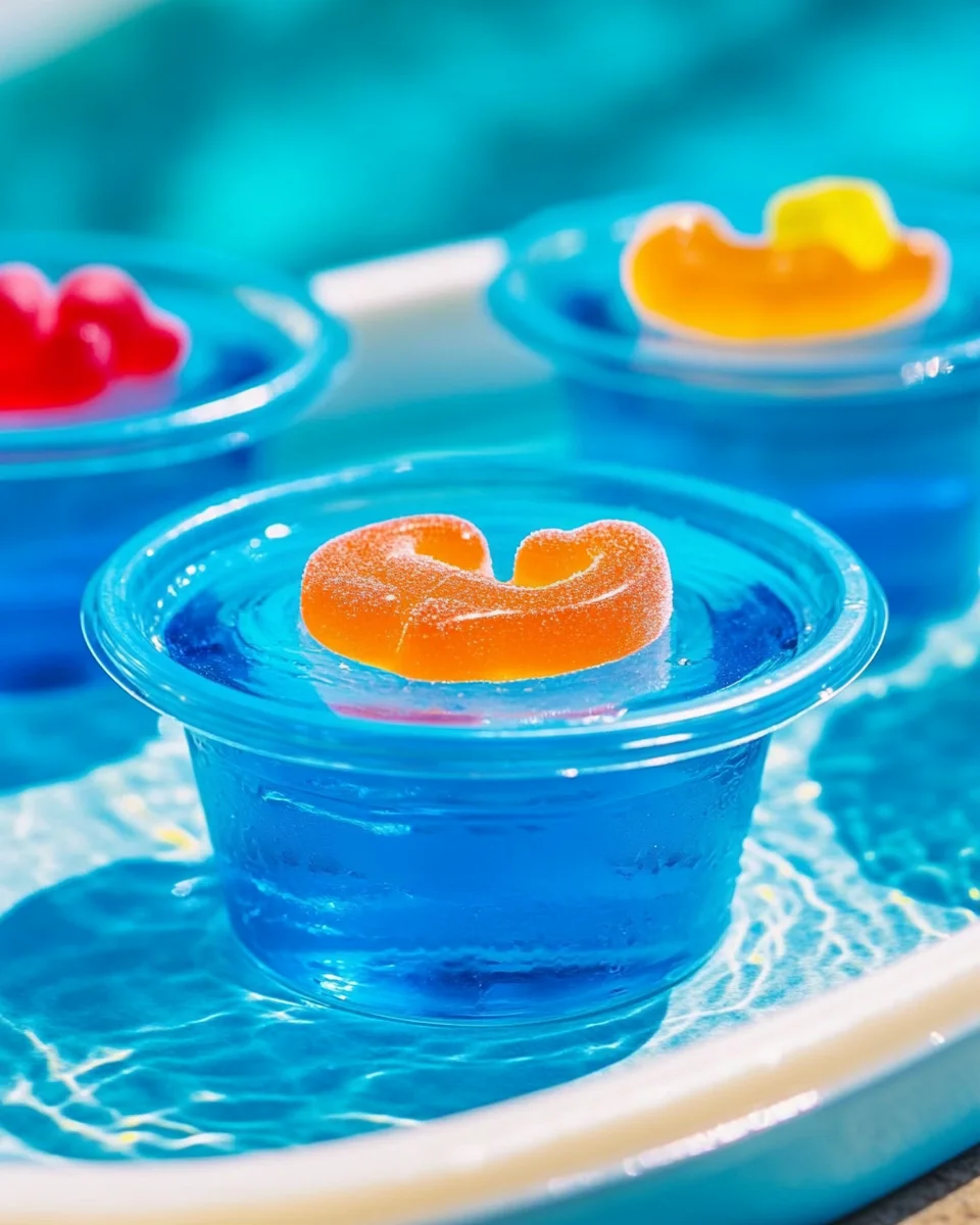 Pool Party Jello Shots