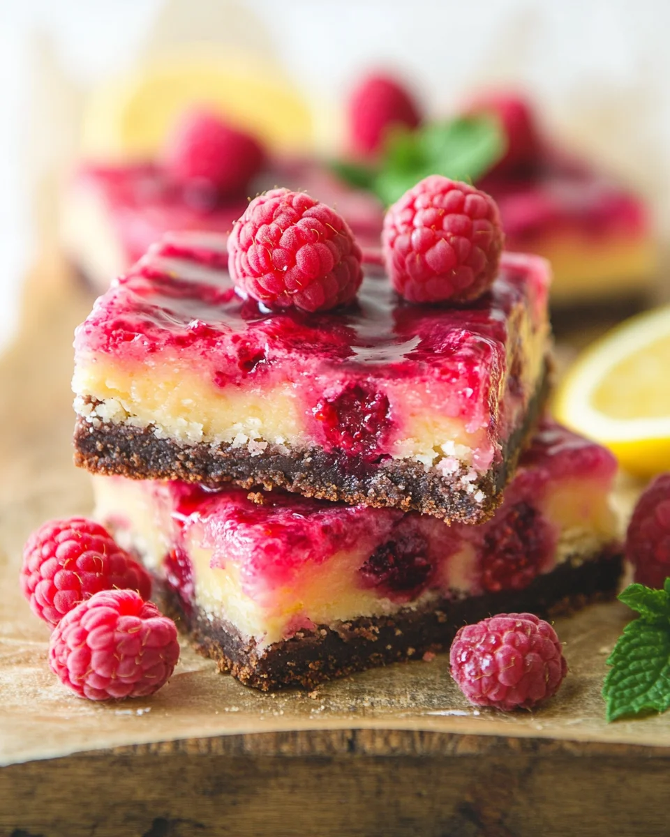 Raspberry Lemonade Bars