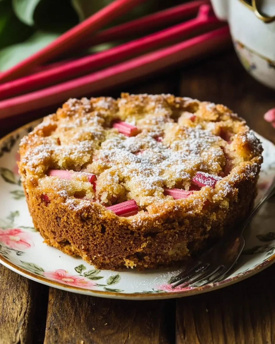 Rhubarb Cake